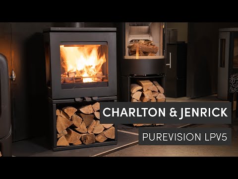 Charlton & Jenrick Purevision LPV5 houtkachel op pootjes